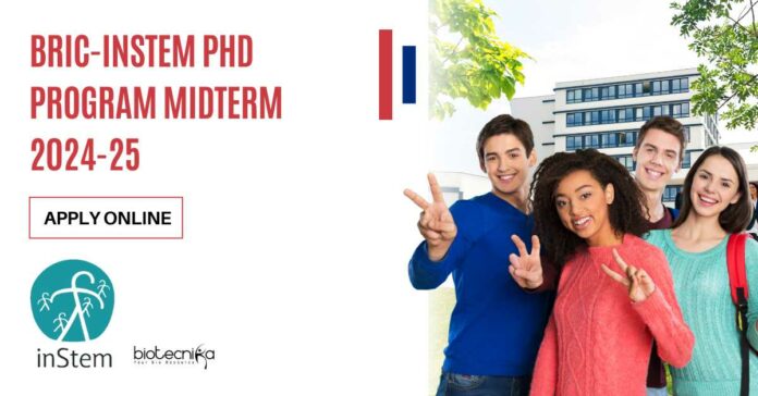 BRIC-inStem PhD Program Midterm Applications