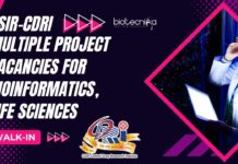 CDRI Bioinformatics Project Vacancies