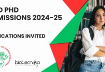 IBSD PhD Admissions 2024-25 – Applications Invited IBSD PhD Admissions 2024-25