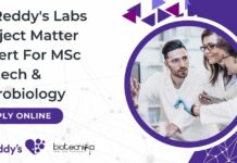 Dr Reddy's Labs SME Role