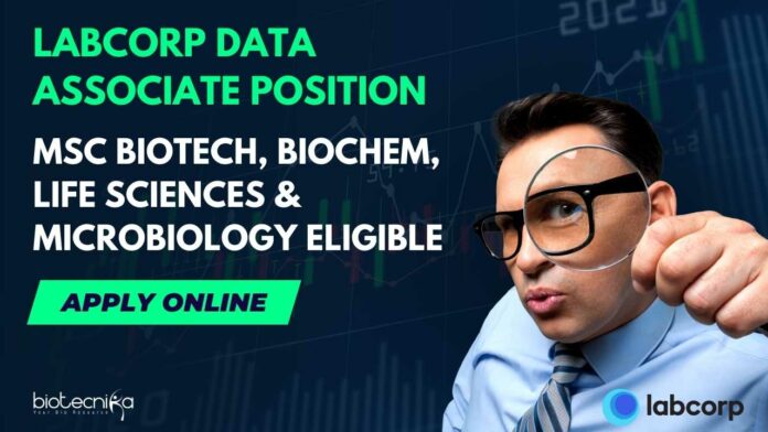 LabCorp Data Associate Position