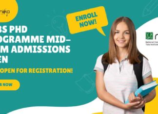 NCBS PhD Programme Mid-Term Admissions Open - Apply Online