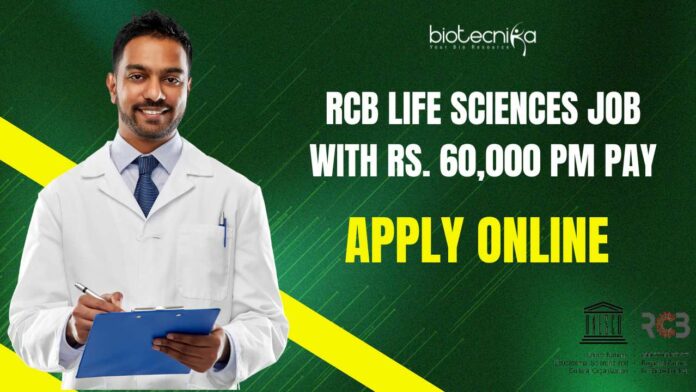 RCB Vacancy Life Sciences