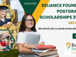 Reliance Foundation Scholarships 2024-25