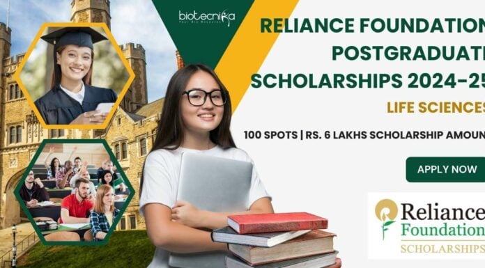 Reliance Foundation Scholarships 2024-25