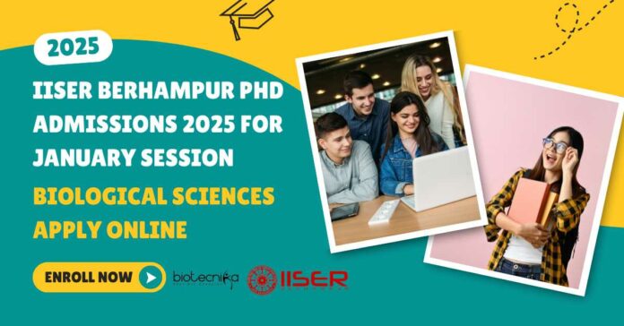 IISER Berhampur PhD 2025