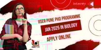 IISER Pune 2025 PhD Programme