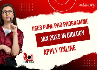 IISER Pune 2025 PhD Programme