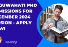 IIT Guwahati PhD Admissions