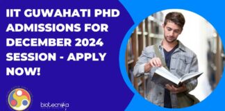 IIT Guwahati PhD Admissions