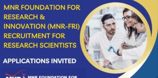 MNR-FRI Recruitment For Research