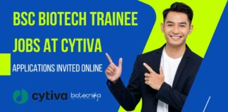 BSc Biotech Trainee Jobs