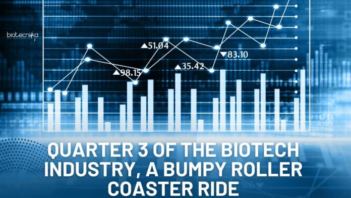 Q3 Results Biotech Industry - A Bumpy Roller Coaster Ride