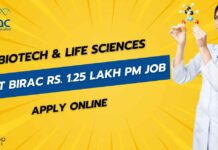 BIRAC Vacancies Biotech Associate