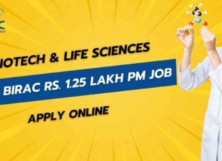 BIRAC Vacancies Biotech Associate