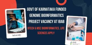 IBAB Bioinformatics Project Vacancies