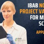 IBAB Non-NET Project Vacancy