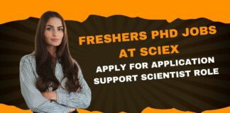 Freshers PhD Jobs at SCIEX