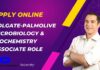 Colgate-Palmolive Microbiology Associate Role