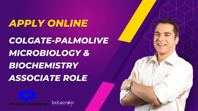 Colgate-Palmolive Microbiology Associate Role