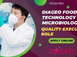 DIAGEO Microbiology Quality Executive