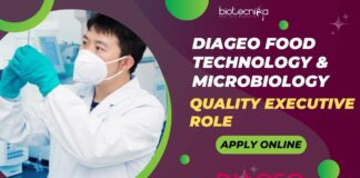 DIAGEO Microbiology Quality Executive