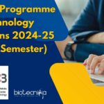 RCB PhD Programme in Biotechnology Admissions 2024-25 (Autumn Semester) RCB PhD Biotechnology Admissions 2024-25