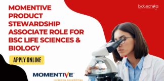 Momentive BSc Life Sciences Job