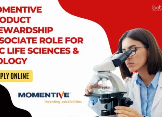 Momentive BSc Life Sciences Job