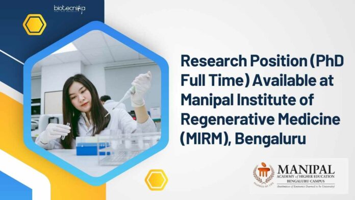Research Position (PhD Full Time)