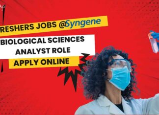 Freshers Biological Sciences Analyst