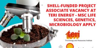 Project Associate Vacancy at TERI