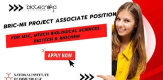 BRIC-NII Project Associate Position