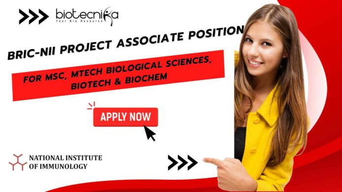 BRIC-NII Project Associate Position