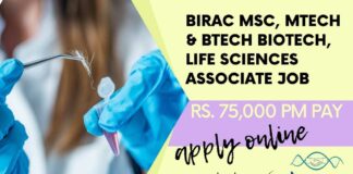 BIRAC Biotech Life Sciences