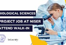 Biological Sciences Project NISER