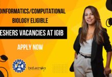 Freshers Vacancies at IGIB
