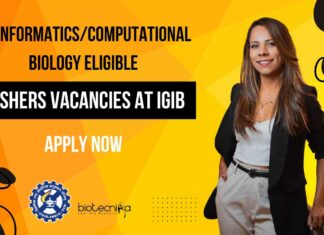 Freshers Vacancies at IGIB