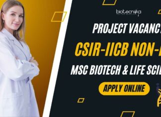 CSIR-IICB Non-NET Project Vacancy