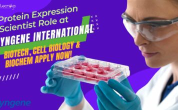 Protein Expression Scientist at Syngene