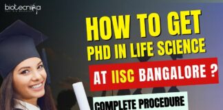 How To Get a PhD in Life Sciences From IISc