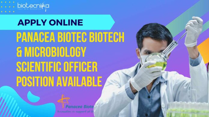 Panacea Biotec Microbiology Position