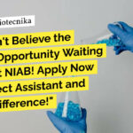 NIAB BSc Life Sciences Project Vacancy - Apply Online