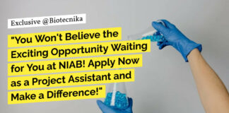 NIAB BSc Life Sciences Project Vacancy - Apply Online