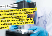 Scientist Formulation Development Job at CavinKare! Apply Now