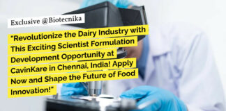 Scientist Formulation Development Job at CavinKare! Apply Now