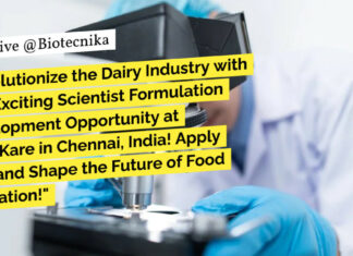 Scientist Formulation Development Job at CavinKare! Apply Now