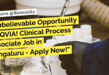 IQVIA Clinical Process Associate Job For BSc Candidates - Apply Now!