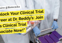 Clinical Trial Associate Jobs at Dr. Reddy’s, BSc, MSc & Diploma Candidates Apply
