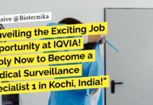 IQVIA BSc Life Science Vacancies - Apply For Medical Surveillance Specialist Post